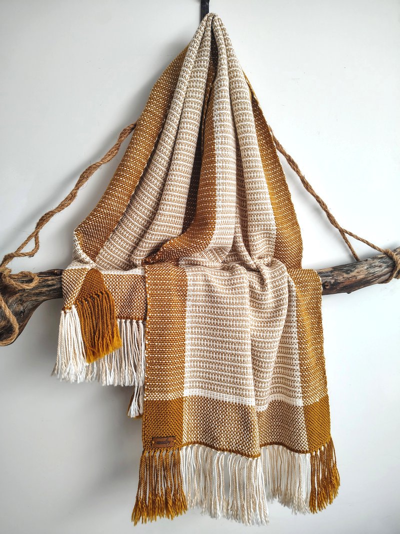 Pashminas tejidas en telar Bucalemu artesanales
